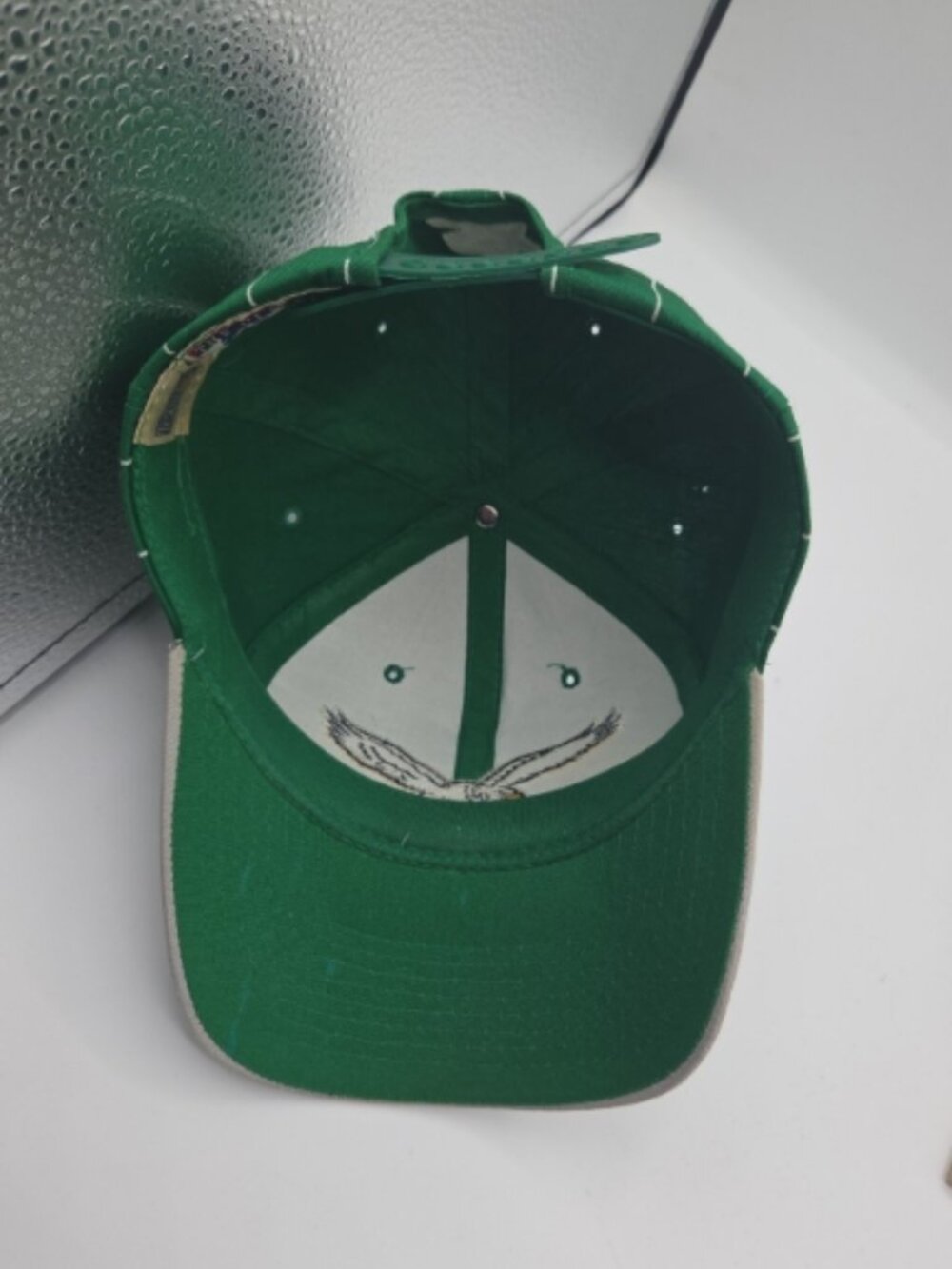 Starter The Classic Philadelphia Eagles Snapback Hat Green Pinstripe Vintage NFL - Picture 6 of 8